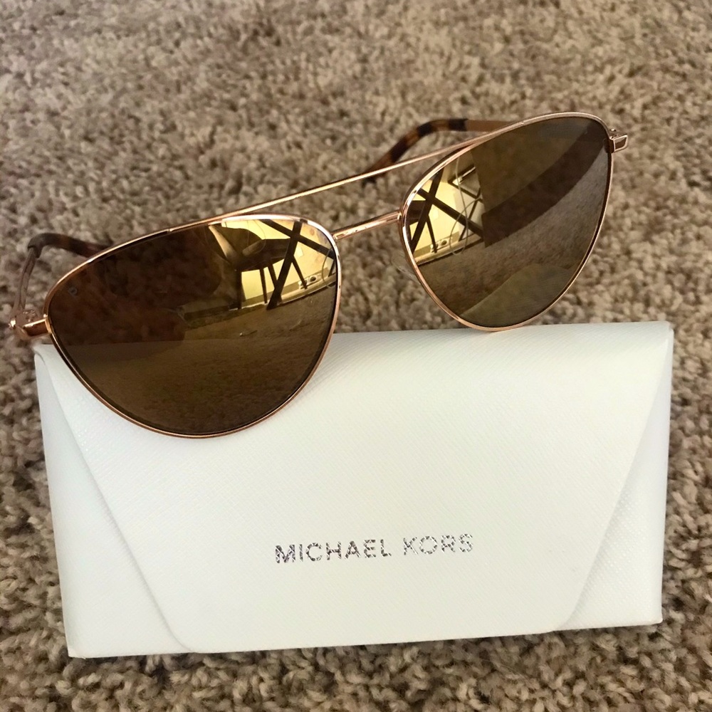 Michael Kors Sunglasses- brown/gold